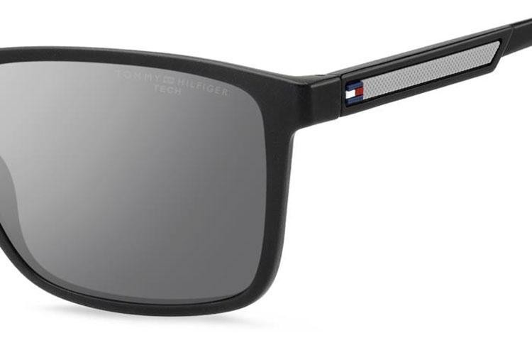 Okulary przeciwsłoneczne Tommy Hilfiger TH2201/S 08A/TI Kwadratowe Czarne