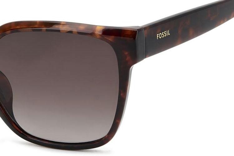 Okulary przeciwsłoneczne Fossil FOS3170/G/S 086/HA Kocie oczy Havana