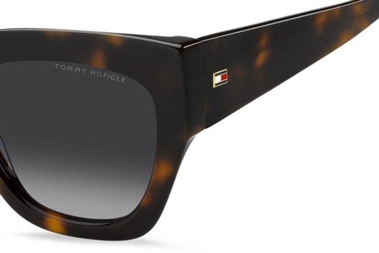 Okulary przeciwsłoneczne Tommy Hilfiger TH2223/S 086/9O Kwadratowe Havana