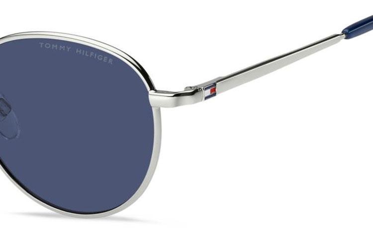 Okulary przeciwsłoneczne Tommy Hilfiger TH2217/S 010/KU Okrągłe Srebrne