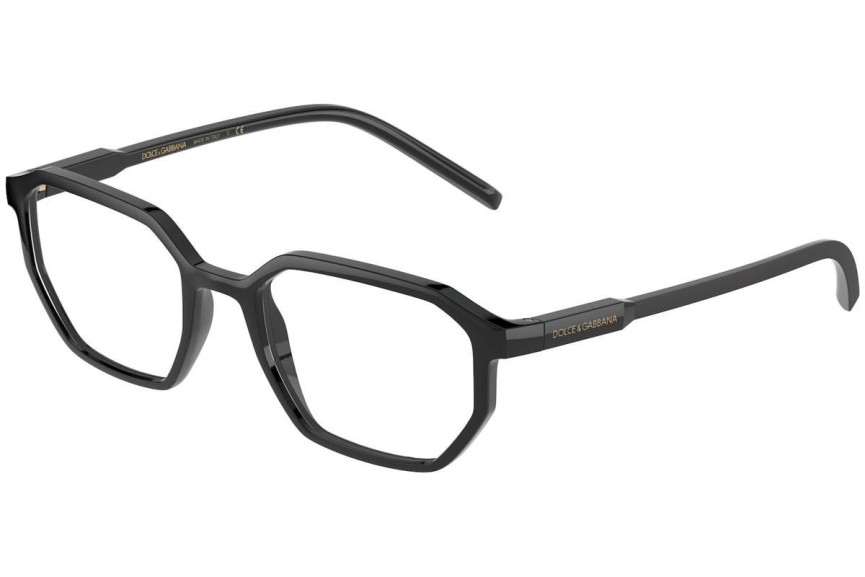 Okulary korekcyjne Dolce & Gabbana DG5060 501 Kwadratowe Czarne