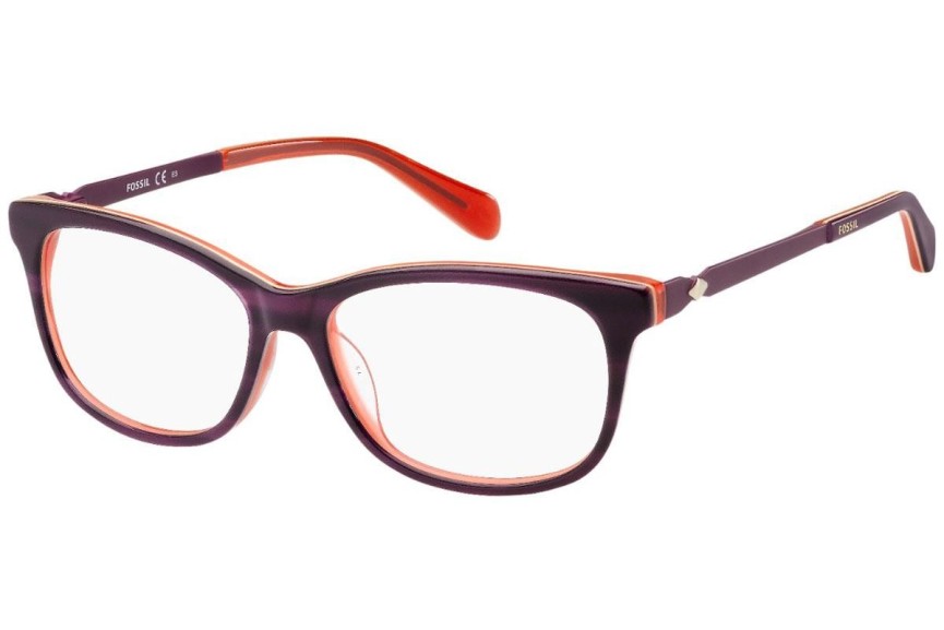 Okulary korekcyjne Fossil FOS7025 7FF Kocie oczy Fioletowe