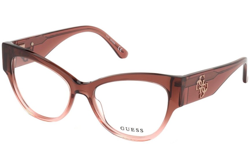 Okulary korekcyjne Guess GU2789 047 Kocie oczy Brązowe