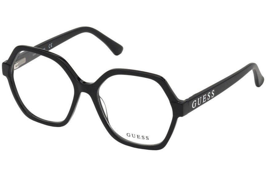 Okulary korekcyjne Guess GU2790 001 Oversize Czarne