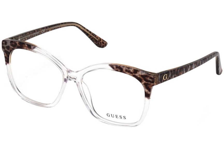 Okulary korekcyjne Guess GU2820 026 Kocie oczy Przezroczyste