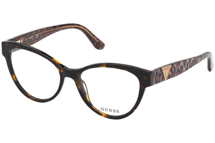 Okulary korekcyjne Guess GU2826 052 Kocie oczy Havana