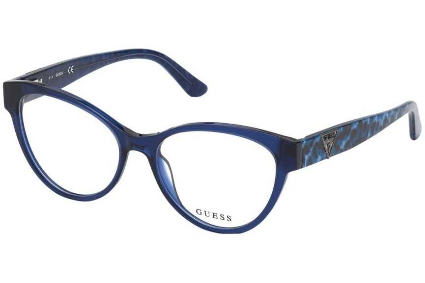 Okulary korekcyjne Guess GU2826 092 Kocie oczy Niebieskie