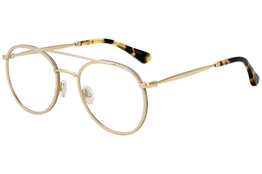 Okulary korekcyjne Jimmy Choo JC230 J5G Okrągłe Złote