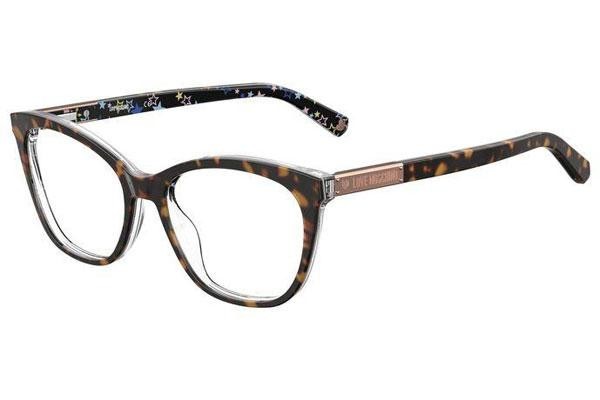 Okulary korekcyjne Love Moschino MOL563 086 Kocie oczy Havana