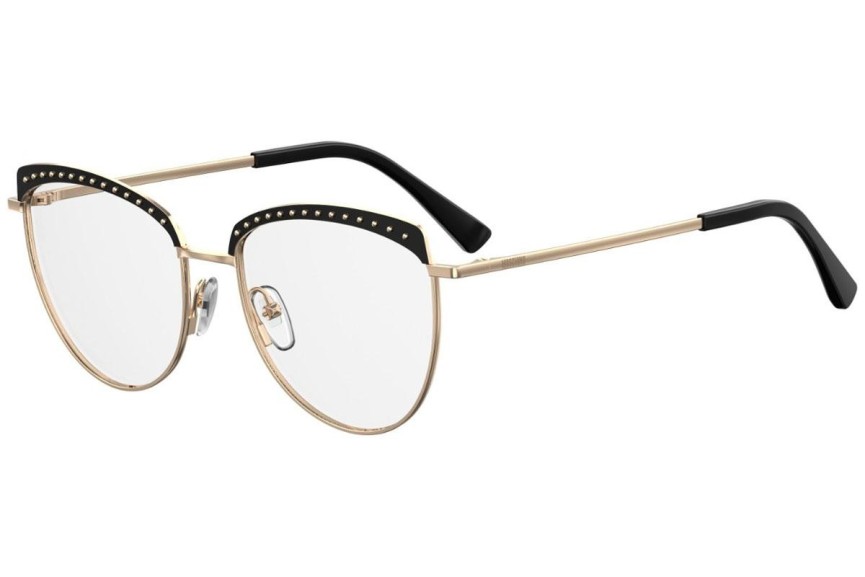 Okulary korekcyjne Moschino MOS541/F 2M2 Kocie oczy Czarne