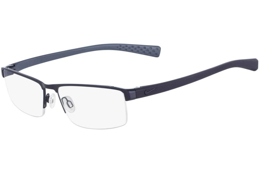 Okulary korekcyjne Nike 8097 400 Prostokątne Niebieskie