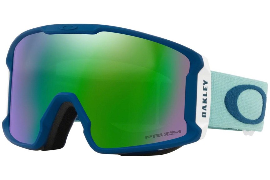 Gogle narciarskie Oakley Line Miner XM OO7093-18 PRIZM Pojedyncze | Shield Niebieskie