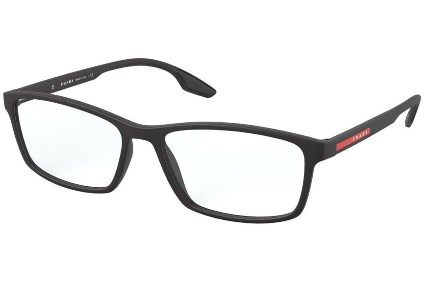 Okulary korekcyjne Prada Linea Rossa PS04MV 1BO1O1 Prostokątne Czarne