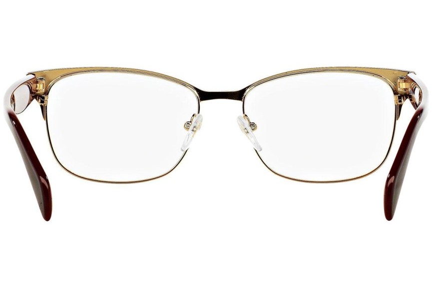 Okulary korekcyjne Prada PR65RV UAN1O1 Browline Brązowe