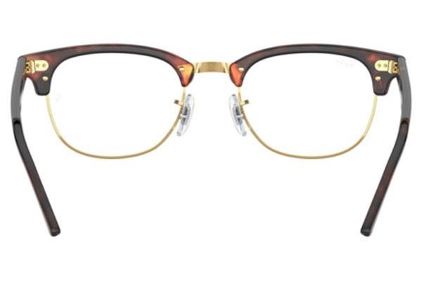 Okulary korekcyjne Ray-Ban Clubmaster RX5154 8058 Browline Havana