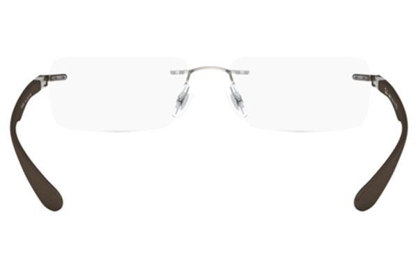 Okulary korekcyjne Ray-Ban RX8724 1131 Prostokątne Srebrne