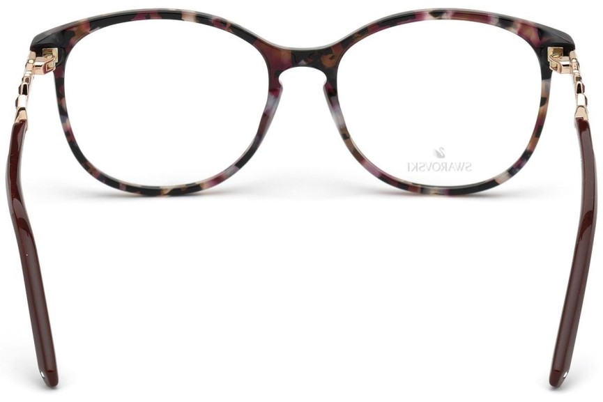 Okulary korekcyjne Swarovski SK5370 55B Okrągłe Havana