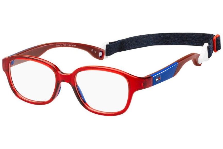 Okulary korekcyjne Tommy Hilfiger Junior TH1500 C9A Kwadratowe Czerwone