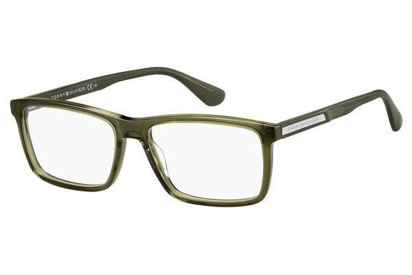 Okulary korekcyjne Tommy Hilfiger TH1549 DLD Prostokątne Zielone