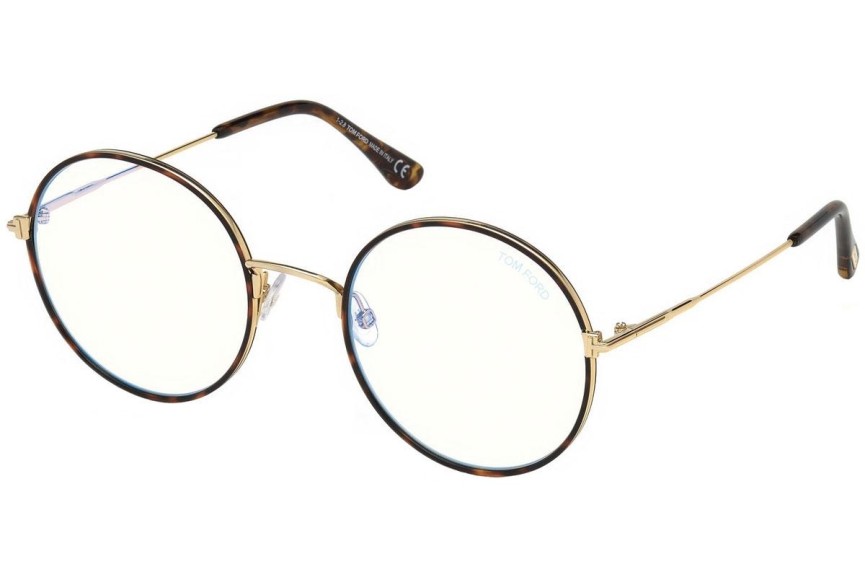 Okulary korekcyjne Tom Ford FT5632-B 052 Okrągłe Havana