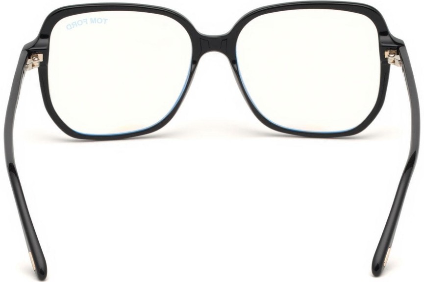 Okulary korekcyjne Tom Ford FT5578-B 001 Kwadratowe Czarne