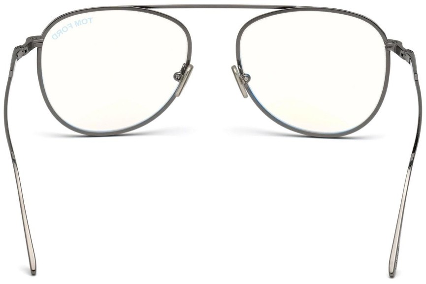 Okulary korekcyjne Tom Ford FT5691-B 012 Pilotki (Aviator) Srebrne