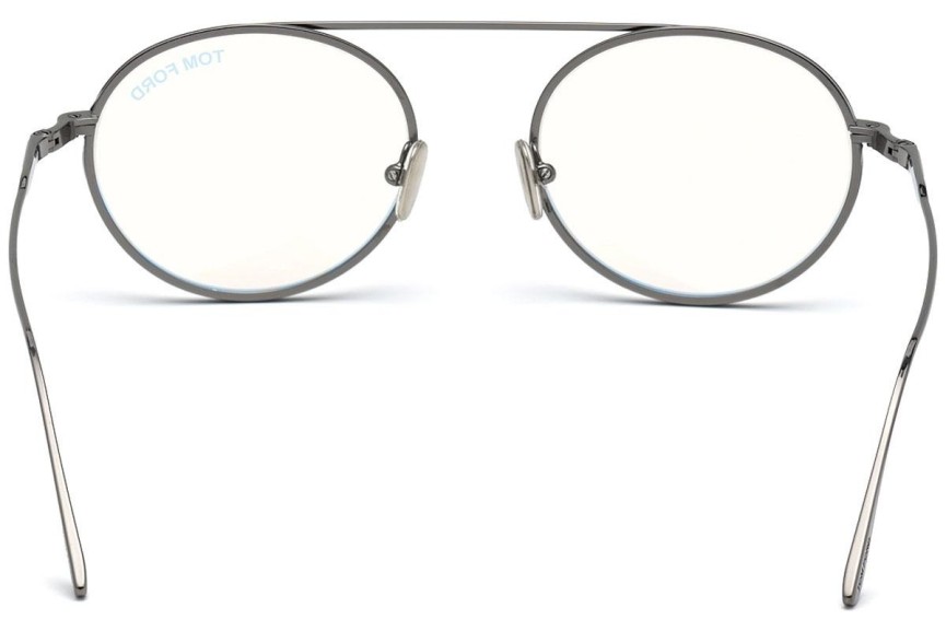 Okulary korekcyjne Tom Ford FT5692-B 008 Okrągłe Szare