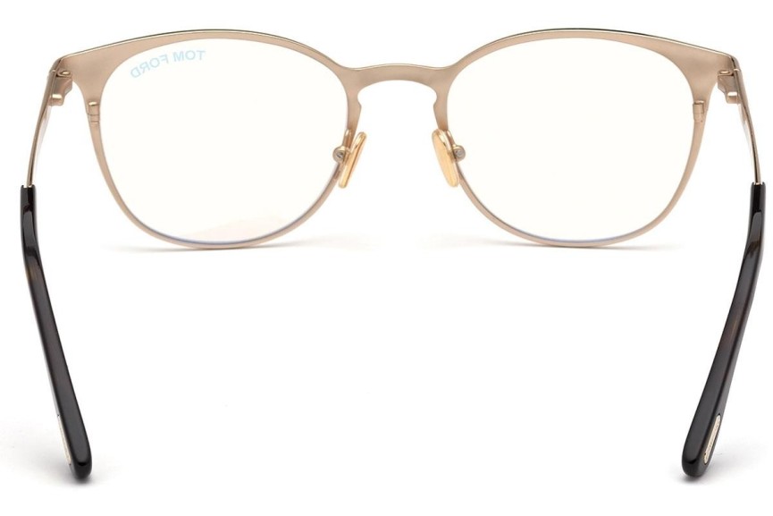 Okulary korekcyjne Tom Ford FT5732-B 028 Okrągłe Złote