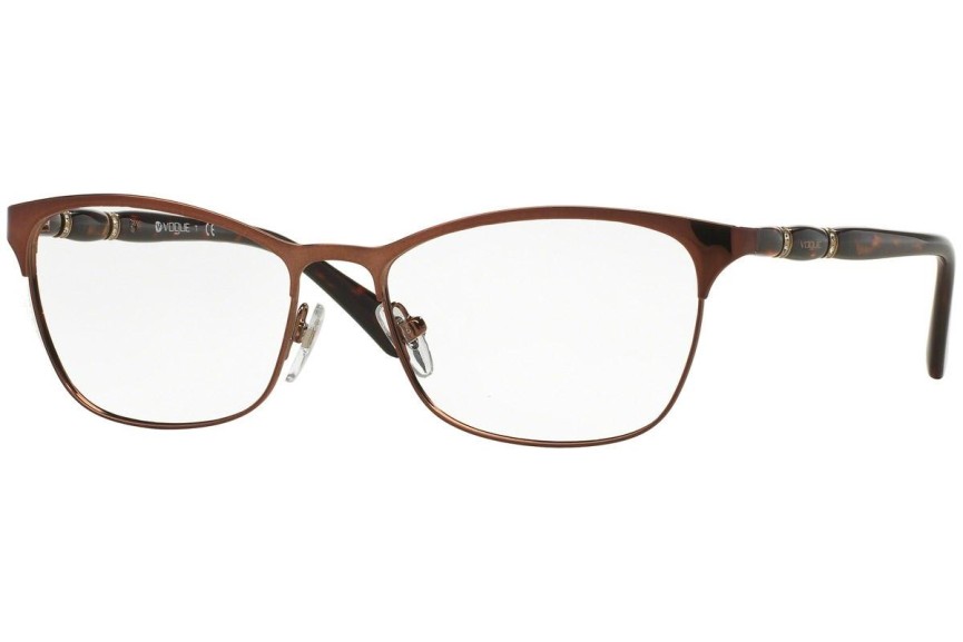 Okulary korekcyjne Vogue Eyewear VO3987B 811 Kwadratowe Brązowe