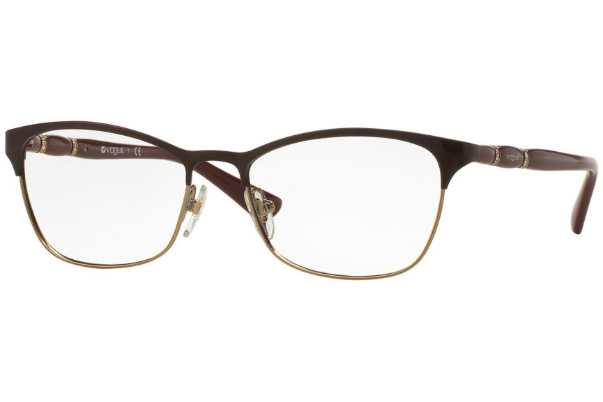 Okulary korekcyjne Vogue Eyewear VO3987B 986 Kwadratowe Brązowe