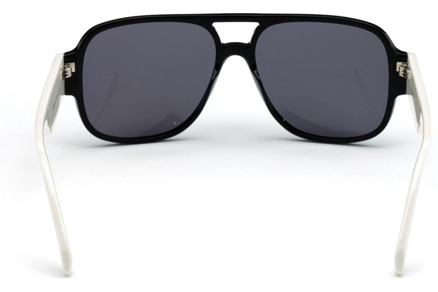 Okulary przeciwsłoneczne Adidas Originals OR0006 01C Pilotki (Aviator) Czarne