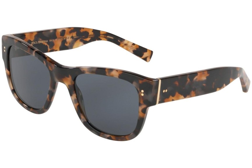 Okulary przeciwsłoneczne Dolce & Gabbana DG4338 314187 Kwadratowe Havana