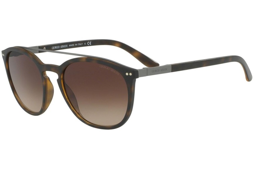 Okulary przeciwsłoneczne Giorgio Armani AR8088 508913 Kwadratowe Havana