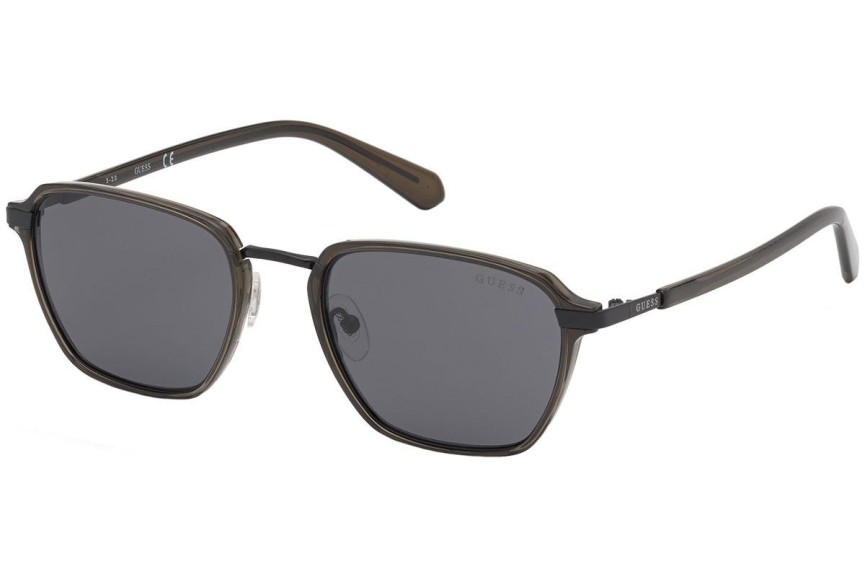 Okulary przeciwsłoneczne Guess GU00030 97A Kwadratowe Zielone