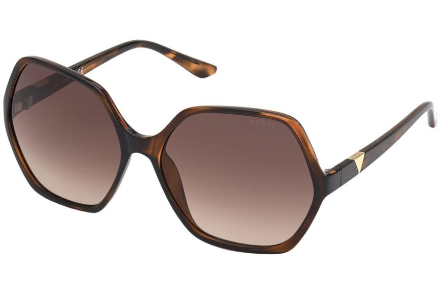 Okulary przeciwsłoneczne Guess GU7747 52F Oversize Havana