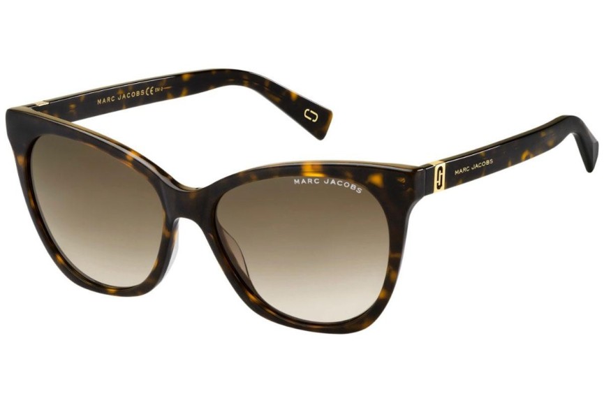 Okulary przeciwsłoneczne Marc Jacobs MARC336/S 086/HA Kocie oczy Havana