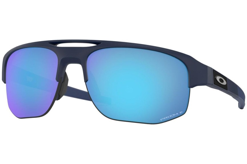 Okulary przeciwsłoneczne Oakley Mercenary OO9424-06 PRIZM Polarized Prostokątne Niebieskie