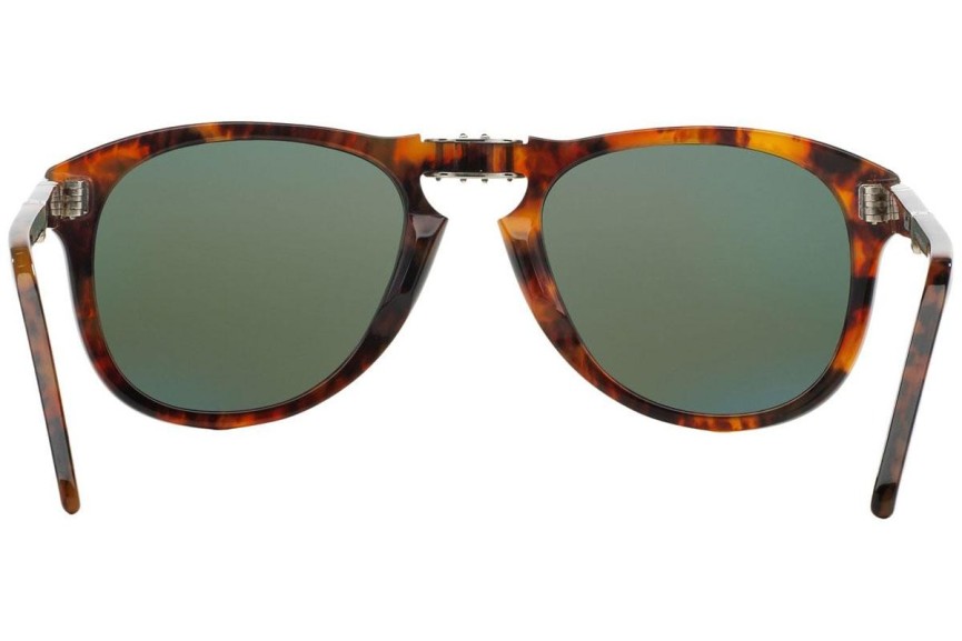 Okulary przeciwsłoneczne Persol Folding 714 Series PO0714 108/58 Polarized Pilotki (Aviator) Havana