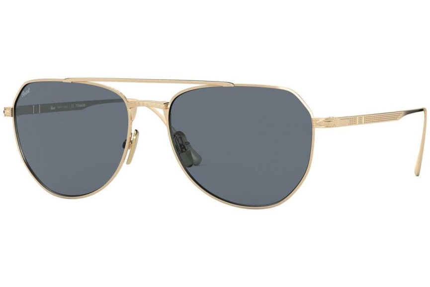 Okulary przeciwsłoneczne Persol PO5003ST 800056 Okrągłe Złote