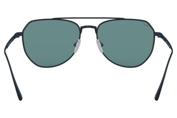 Okulary przeciwsłoneczne Persol PO5003ST 8002P1 Polarized Okrągłe Niebieskie