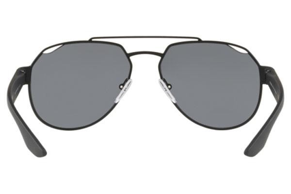 Okulary przeciwsłoneczne Prada Linea Rossa PS57US DG05Z1 Polarized Pilotki (Aviator) Czarne