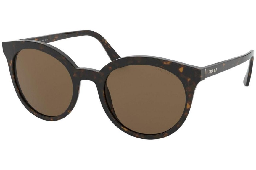 Okulary przeciwsłoneczne Prada PR02XS 2AU8C1 Okrągłe Havana