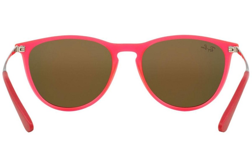 Okulary przeciwsłoneczne Ray-Ban Junior Junior Erika RJ9060S 70096Q Kwadratowe Czerwone