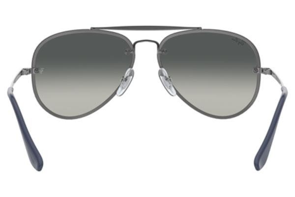 Okulary przeciwsłoneczne Ray-Ban Junior Blaze Wayfarer Junior RJ9548SN 200/11 Pilotki (Aviator) Czarne