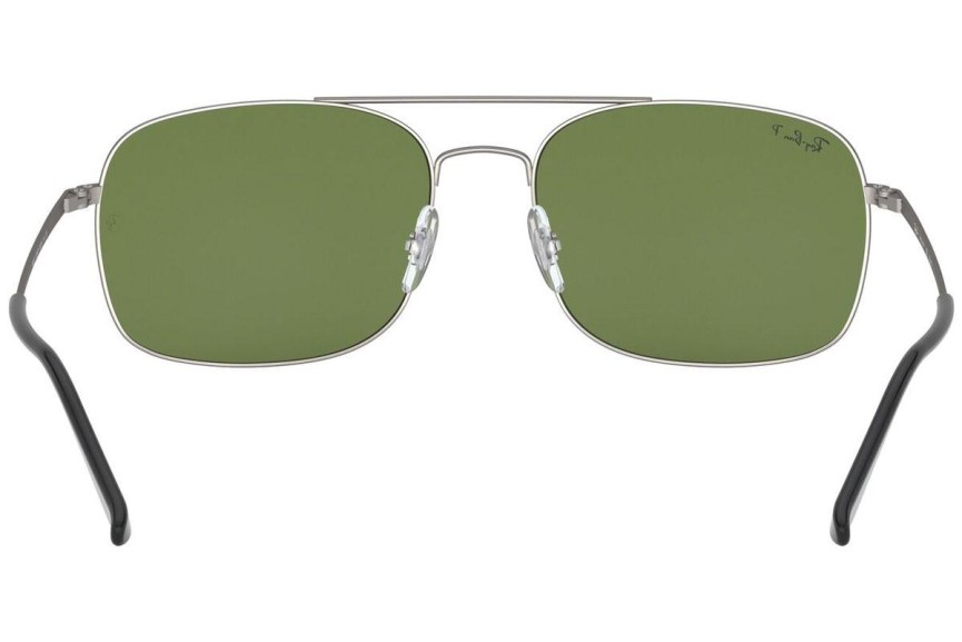 Okulary przeciwsłoneczne Ray-Ban RB3611 029/O9 Polarized Kwadratowe Szare