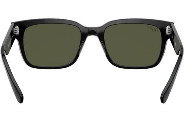 Okulary przeciwsłoneczne Ray-Ban Jeffrey RB2190 901/31 Kwadratowe Czarne