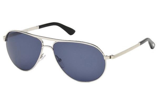 Okulary przeciwsłoneczne Tom Ford Marko FT0144 18V Pilotki (Aviator) Srebrne