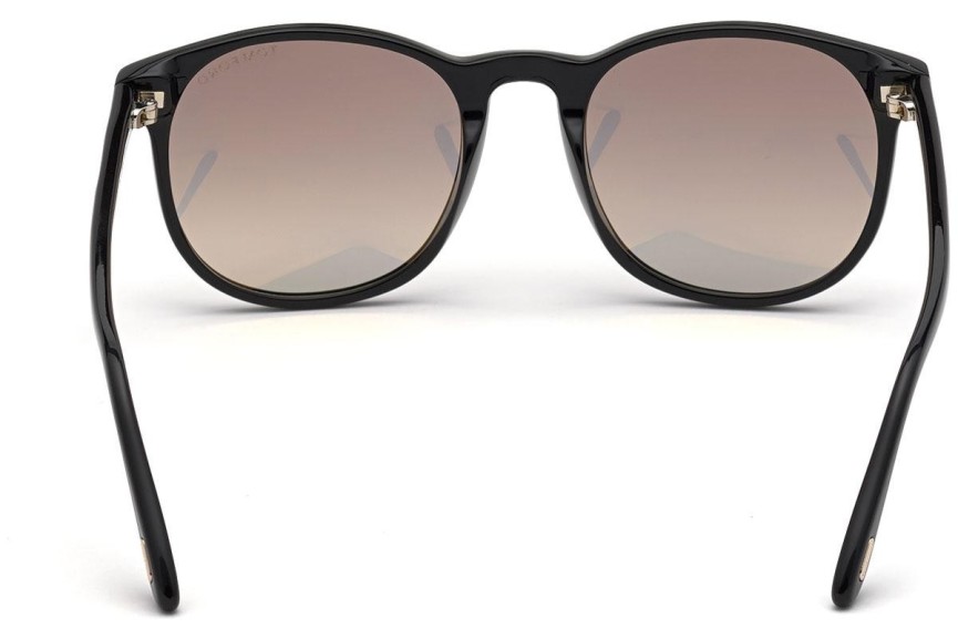 Okulary przeciwsłoneczne Tom Ford FT0858 01C Okrągłe Czarne