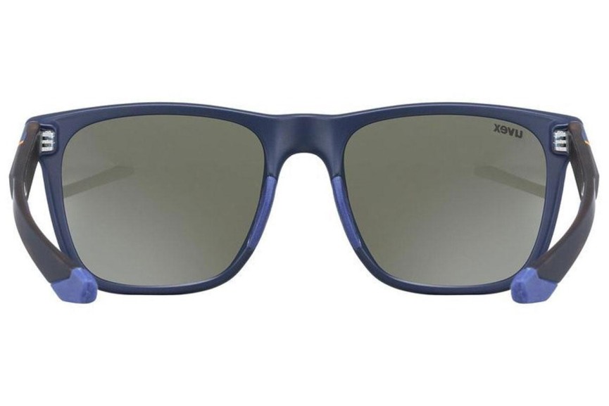 Okulary przeciwsłoneczne uvex lgl 42 Blue Mat / Havana S3 Kwadratowe Niebieskie