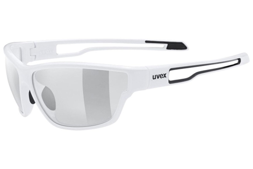 Okulary przeciwsłoneczne uvex sportstyle 806 v White S1-S3 Prostokątne Białe